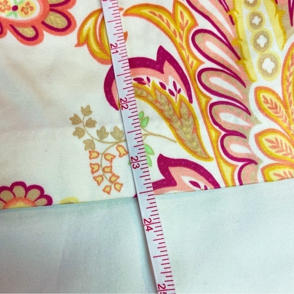 George Designs by Mark Eisen white paisley pleated multicolored a line skirt - Picture 9 of 9